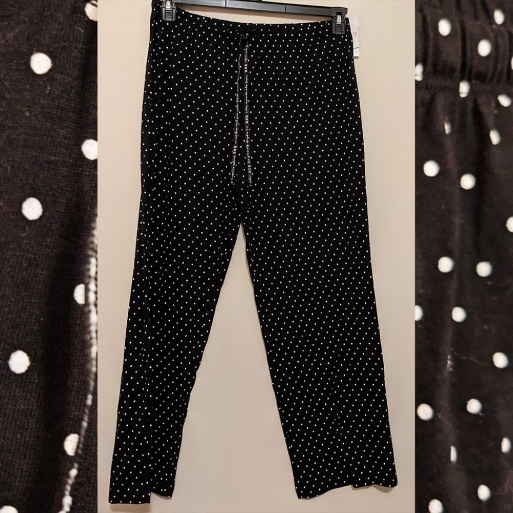NWT Hue Soft Sleep Pants with Polka Dots